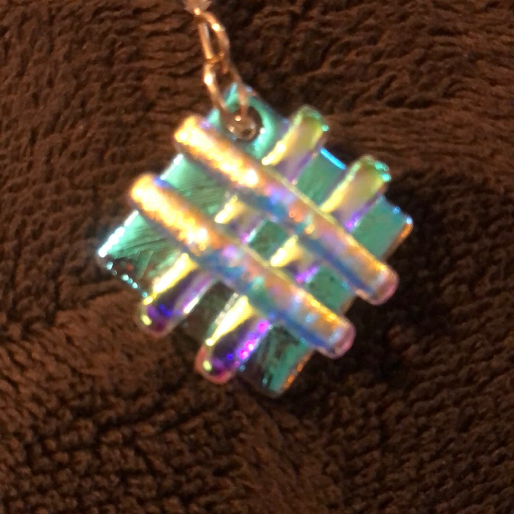 Glass earrings - Picture 2 of 3